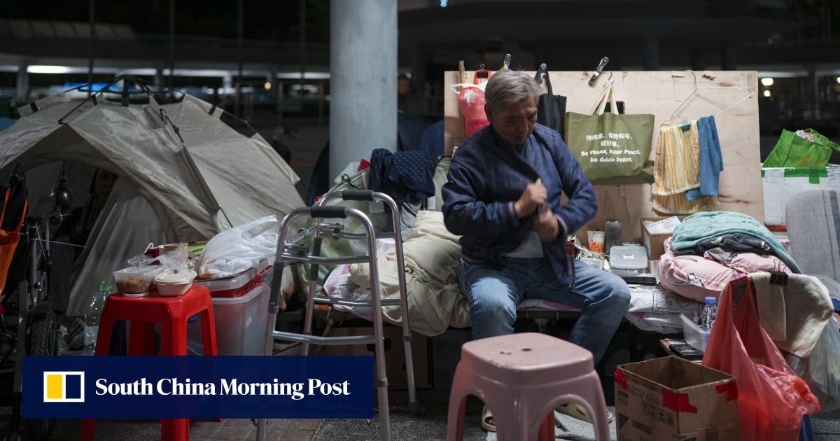 As cold spell grips Hong Kong, homeless shun shelters that ‘feel like prison’
