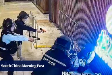 Hong Kong’s Chris Tang defends police’s ‘difficult decision’ to shoot knife-wielding man