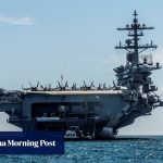 US aircraft carrier steams from South China Sea to Mideast after Trump threat against Iran