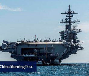 US aircraft carrier steams from South China Sea to Mideast after Trump threat against Iran