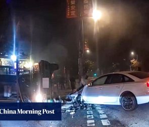 65-year-old Hong Kong woman dies after taxi overturns in early morning crash