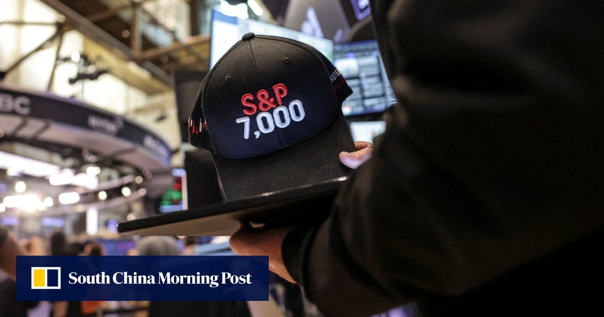 S&P 500 hits 7,000 for first time as Nvidia, Microsoft and AI boom drive market surge