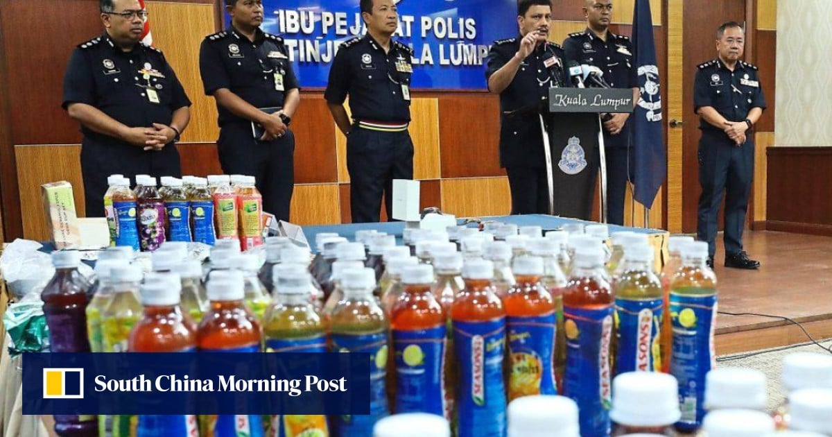 Malaysian police seize drug-laced drinks worth US$246,000, dealer may face death penalty