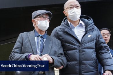 ‘Mr and Mrs Ho’ in Hong Kong court unrepresented as assault case draws crowds