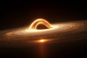 Black Hole Twisting Warping Spacetime