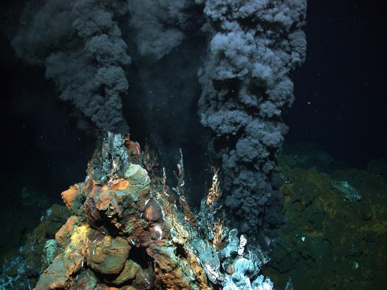 Black Smoker Deep-Sea Hydrothermal Vent