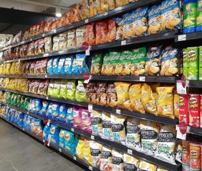 Chips Snacks Processed Junk Food Aisle