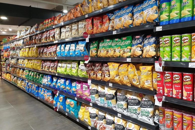 Chips Snacks Processed Junk Food Aisle