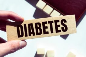 Diabetes Wooden Block Text