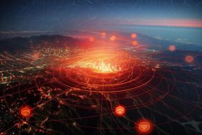 Earthquake Origin Art Concept