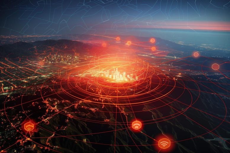 Earthquake Origin Art Concept