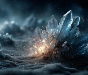 Frozen Crystals Spark of Life