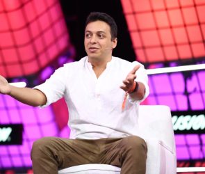 Alex Bouaziz, Deel on Centre Stage during day two of Collision 2022 at Enercare Centre in Toronto, Canada.