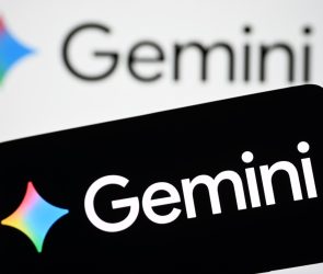 a Gemini logo of a generative artificial intelligence chatbot developed by Google AI is seen on a smartphone