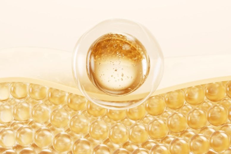 Golden Bubble Serum Skin Care Cells