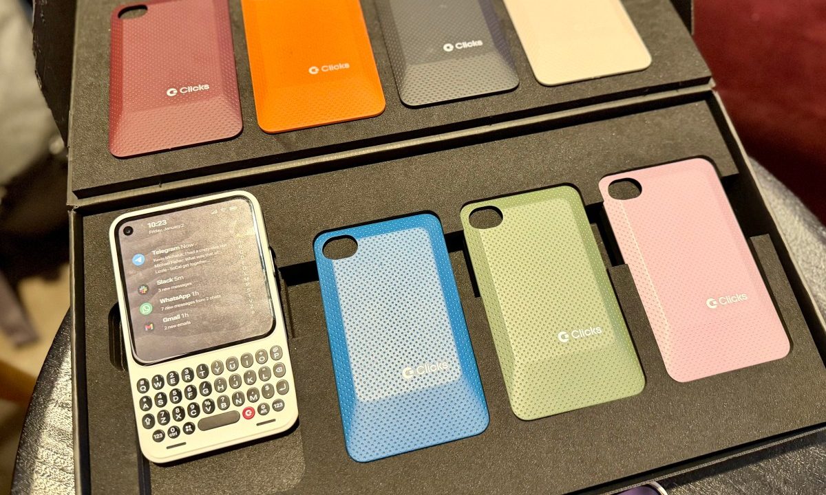 Hands on with a prototype of Clicks' Communicator, a new BlackBerry-like smartphone