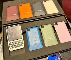 Hands on with a prototype of Clicks' Communicator, a new BlackBerry-like smartphone