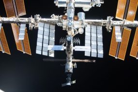 ISS From SpaceX Crew Dragon Endeavour Flyaround 2021