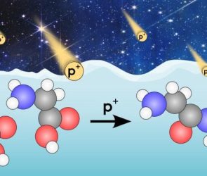 Interstellar Medium Glycine Bombarded by Cosmic Rays Producing Peptides