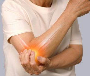 Man Intense Pain Tennis Elbow Joint