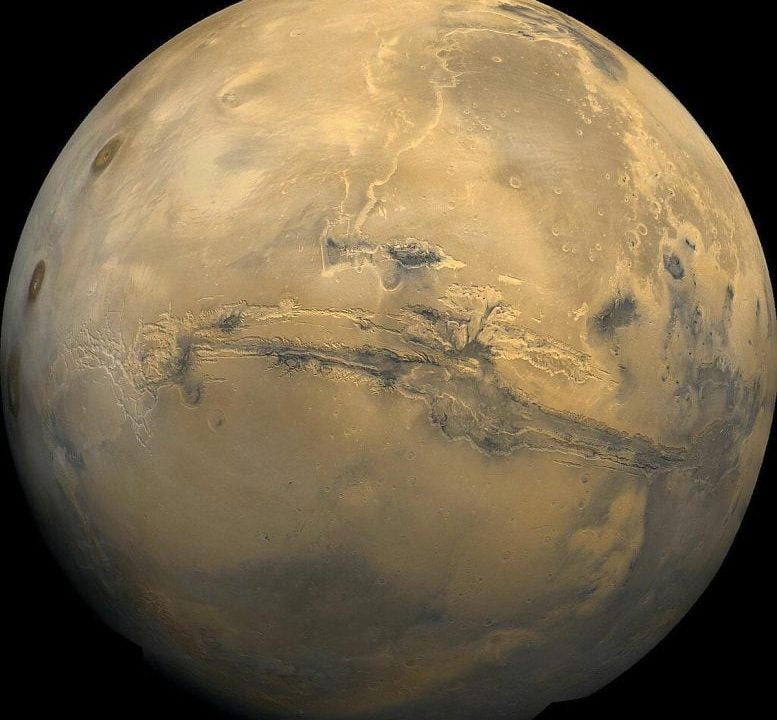 Mars Captured by Viking 1 Probe