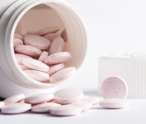 Melatonin Tablets Spilled Bottle