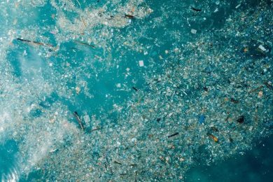 Microplastic Particles Ocean Pollution