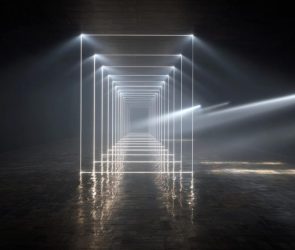 Multidimensional Quantum Light Art Concept