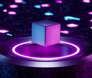 Neon Lights Cube Superconductor