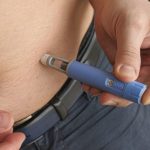 Obese Man Using Semaglutide Ozempic