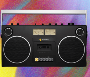 We Are Rewind GB-001 Cassette Boombox: Old-School Stylish