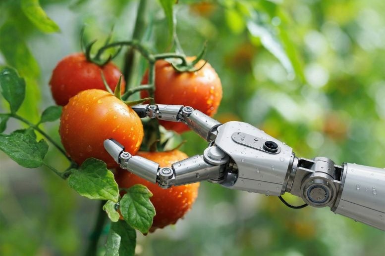 Robot Picking Tomato