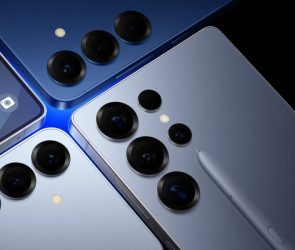 a selection of Samsung phones from the Unpacked 2025 event