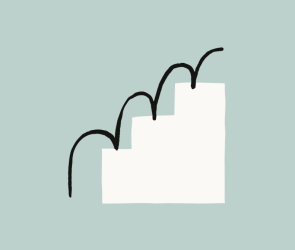 line ascending/descending stairs