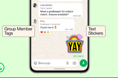 WhatsApp rolls out new group chat features, including member tags
