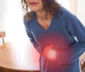 Senior Woman Stomachache Digestive Problems IBS