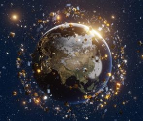Space Junk Debris Shattered Pieces of Satellites, Rockets and Spaceships