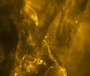 Sun Unleashing Solar Flare Detail