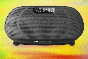 The Merach Vibration Plate Is the Funniest Workout I've Ever Done