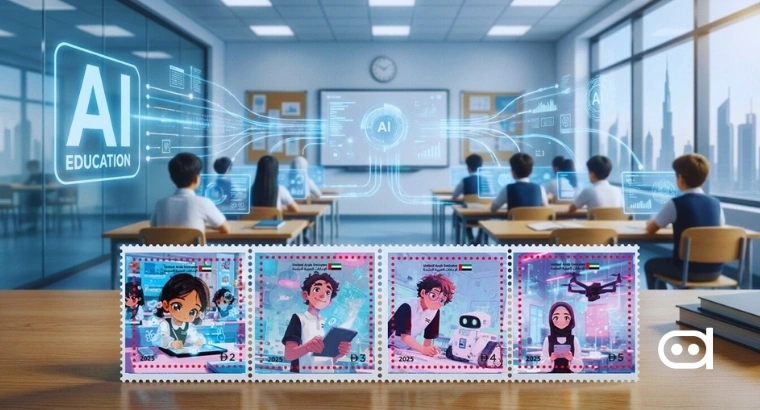UAE issues stamps marking AI curriculum for schools launch