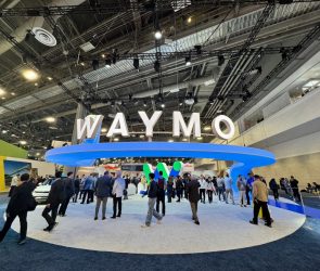Waymo display at CES 2026