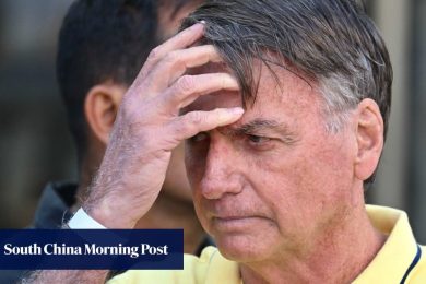 Brazil’s Bolsonaro has brain injury after falling and hitting head in prison