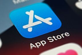 App Store icon on iPhone screen