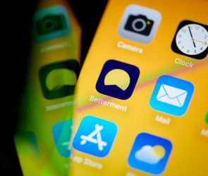 The Betterment app on a smartphone arranged in New York, US, on Wednesday, June 26, 2024.