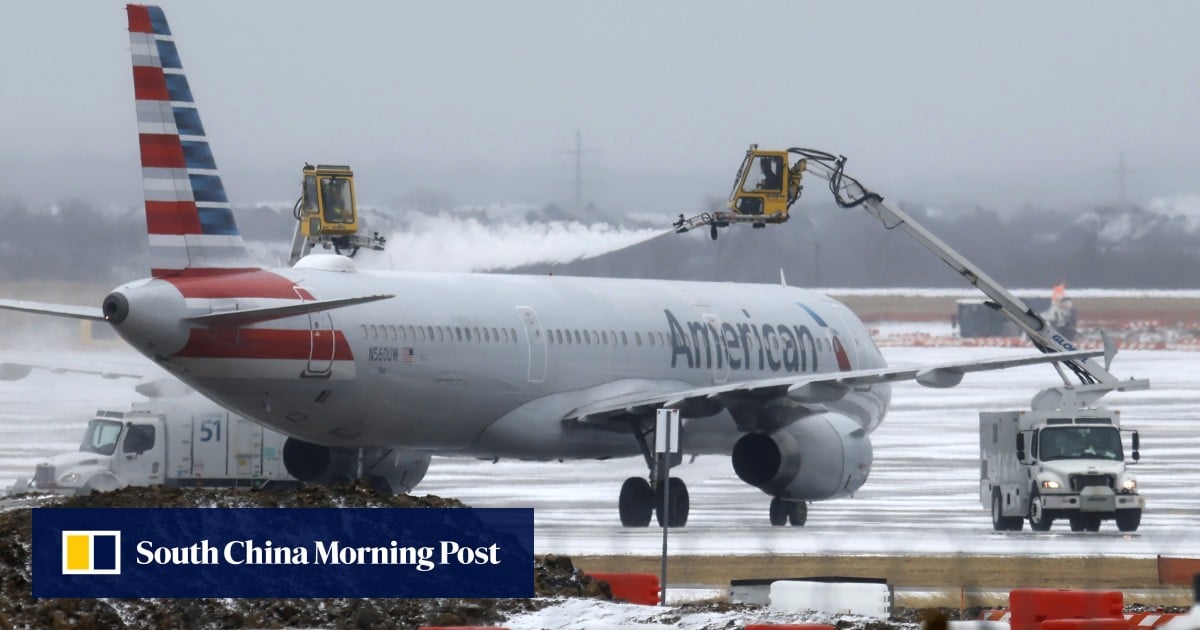 Thousands of flights cancelled as monster winter storm bears down on US