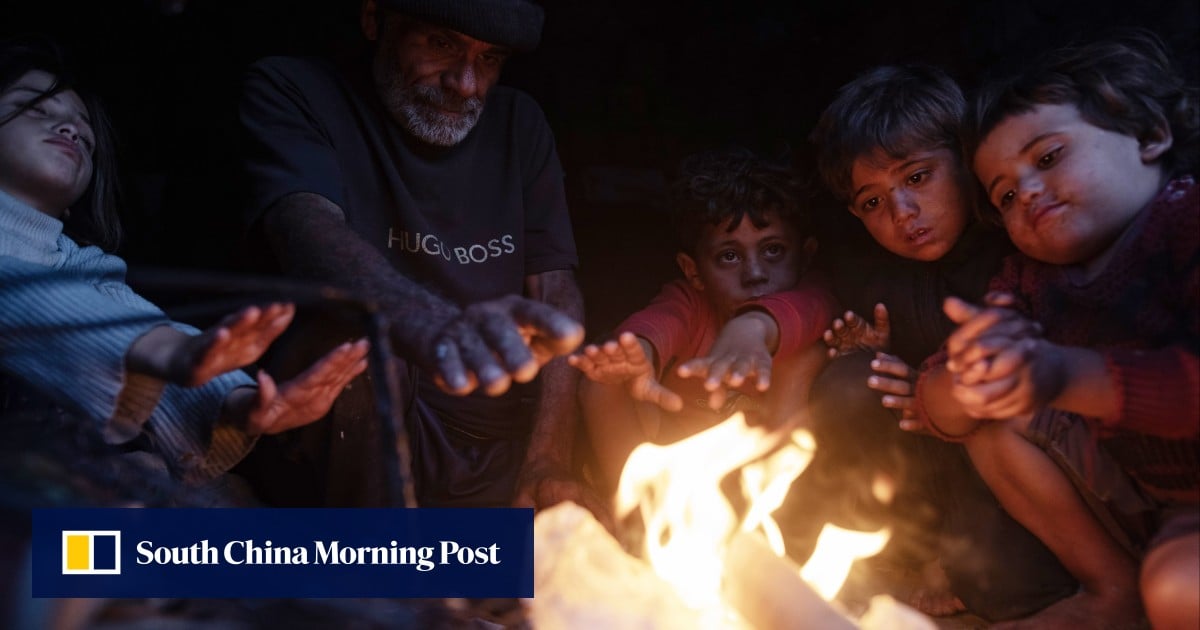 Palestinian baby dies from cold in Gaza tent as Trump talks Board of Peace at Davos