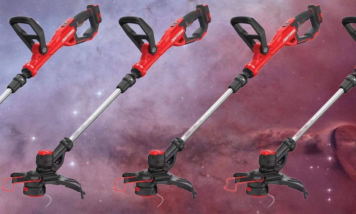 Lowe’s is blowing out this Craftsman cordless string trimmer with battery and charger for just $29 while they last
