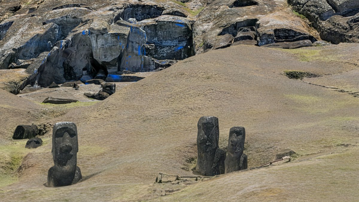 3D map of Easter Island takes you places visitors aren't allowed