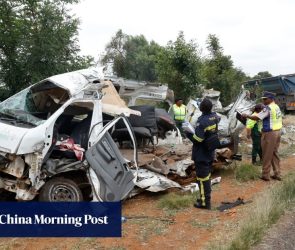 13 children killed in South Africa as minibus collides with truck near Johannesburg