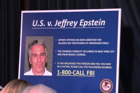 Southern District of New York press conference with charges against Jeffrey Epstein of sex trafficking between the years of 2002 and 2005 with underage minors. During seizure they found thousands of photos of nudes, FBI announces 800 number to victims. Geoffrey S. Berman, the United States Attorney for the Southern District of New York, William F. Sweeney Jr., the Assistant Director in Charge of the New York Field Office of the Federal Bureau of Investigation.